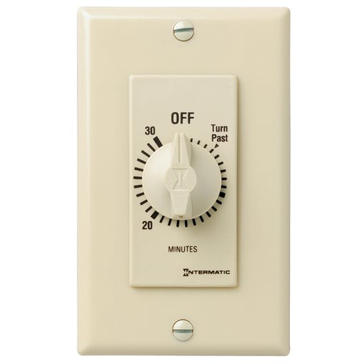 Intermatic, Inc - Intermatic FD30MC 30 Minute 125 to 277 VAC 60 Hz SPST Ivory Countdown Timer