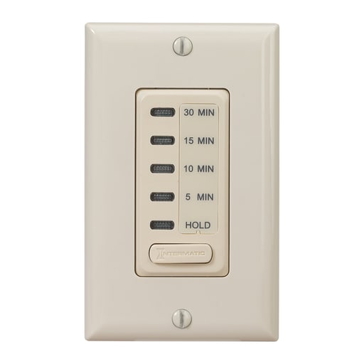 Intermatic, Inc - Intermatic EI200 5/10/15/30 Minute 120 VAC 60 Hz 1-Pole Ivory Electronic Auto-Off Timer with Hold