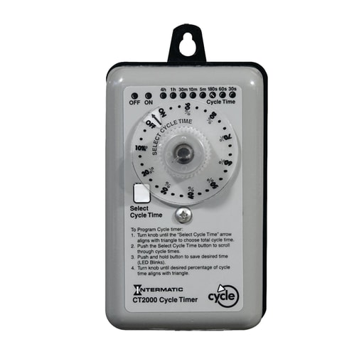 Intermatic, Inc - Intermatic CT2000 NEMA 3R Aluminum Case 120/240 VAC 60 Hz 20 Amp SPDT Percentage Cycle Time Switch