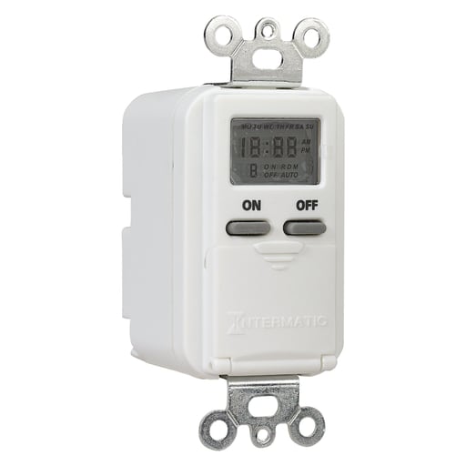 Intermatic, Inc - Intermatic EI500WC 7-Day 120 VAC 60 Hz 15 Amp White Programmable Timer