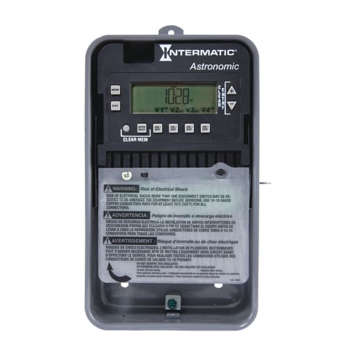 Intermatic, Inc - Intermatic ET8415CR NEMA 3R Steel Case 7-Day 120 to 277 VAC 60 Hz 30 Amp SPST Electronic Time Switch