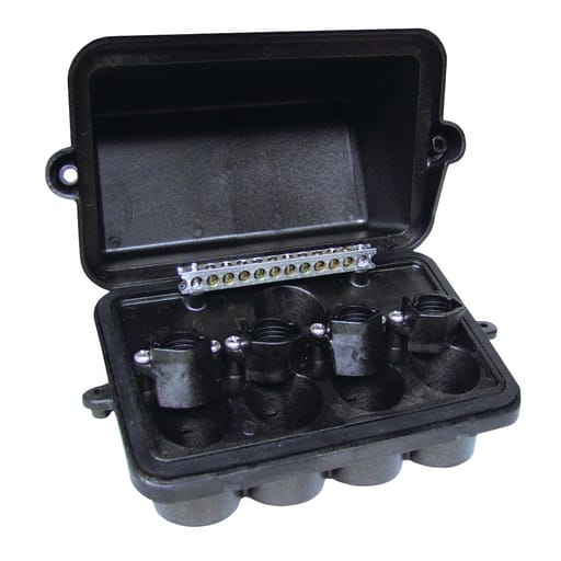 Intermatic, Inc - Intermatic PJB4175 8-3/4 x 5 x 4-5/8 Inch Four Light Capacity Plastic Pool/Spa Light Junction Box