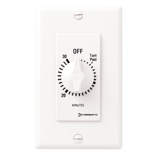 Intermatic, Inc - Intermatic FD30MWC 30 Minute 125 to 277 VAC 60 Hz SPST White Countdown Timer