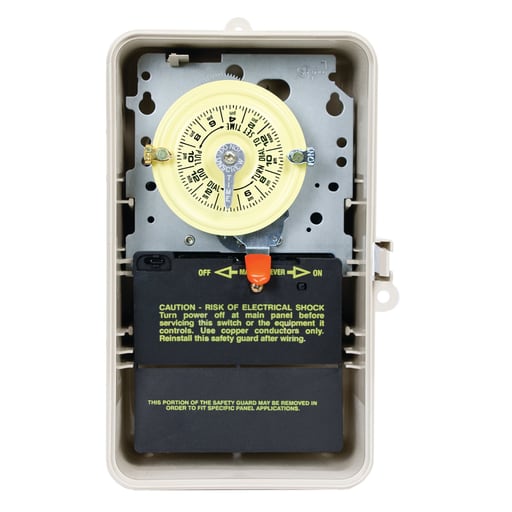 Intermatic, Inc - Intermatic T101P3 NEMA 3R Plastic Case 125 VAC 60 Hz 40 Amp SPST Electromechanical Time Switch