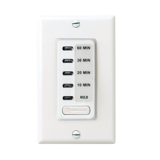 Intermatic, Inc - Intermatic EI210W 10/20/30/60 Minute 120 VAC 60 Hz 1-Pole White Electronic Auto-Off Timer with Hold