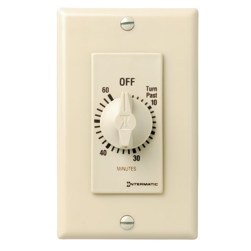 Intermatic, Inc - Intermatic FD60MC 60 Minute 125 to 277 VAC 60 Hz SPST Ivory Countdown Timer