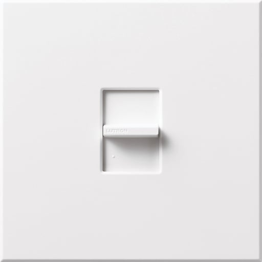 Lutron - Lutron NT-1500-WH 1500 W 120 Volt White 1-Pole Incandescent/Halogen Slide Dimmer