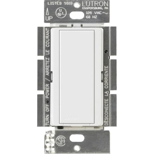 Lutron - Lutron MA-AS-WH Maestro Accessory Switch