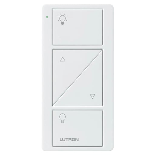 Lutron - Lutron PJ2-2BRL-GWH-L01 Pico 2-Button Raise/Lower Remote Control, White