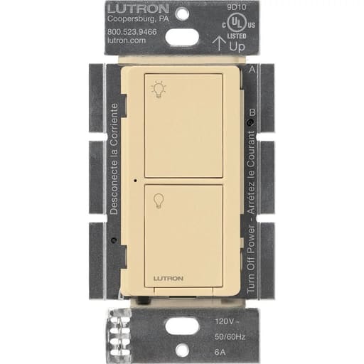 Lutron - Lutron PD-6ANS-IV CASETA 6A NEUTRAL SWITCH IVORY
