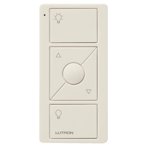 Lutron - Lutron PJ2-3BRL-LA-L01R Pico 3-Button with Raise/Lower Light Almond Remote Control