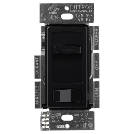 Lutron - Lutron CTCL-153P-BL CONTOUR CFL/LED BL