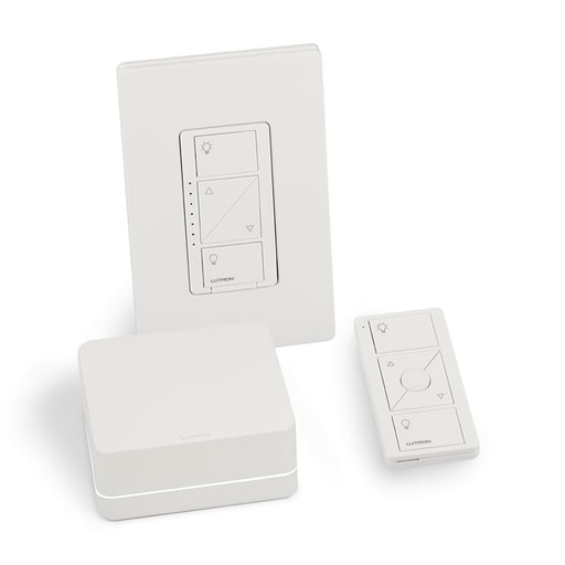 Lutron - Lutron P-BDGPRO-PKG1W 1-Wall Bridge Kit