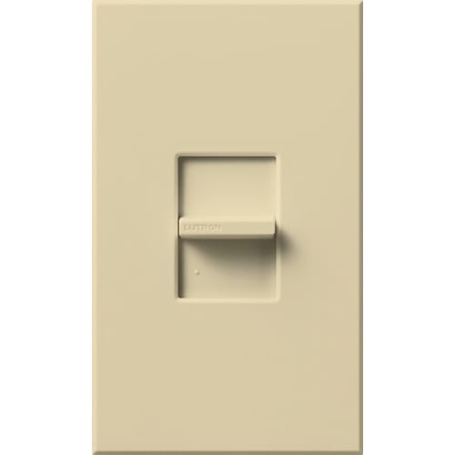Lutron - Lutron NTF-10-277-IV 277 VAC Ivory 1-Pole Fluorescent Slide Dimmer