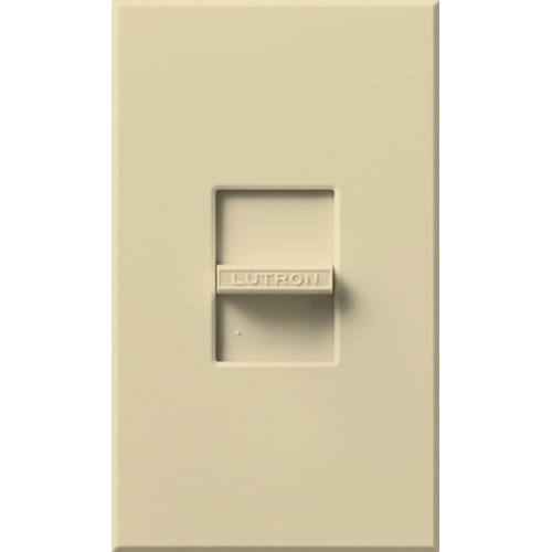 Lutron - Lutron NF-10-IV 120 VAC Ivory 1-Pole Fluorescent Slide Dimmer