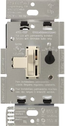 Lutron - Lutron AYCL-153P-LA Ariadni CFL/LED Dimmer