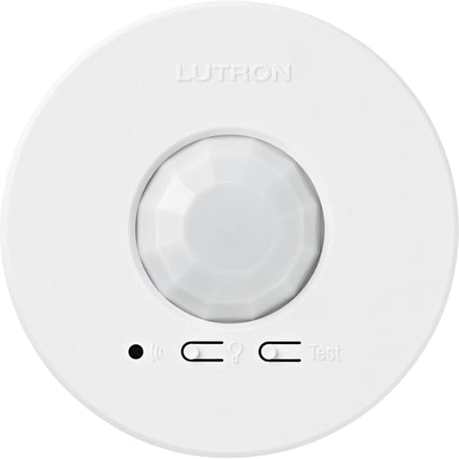 Lutron - Lutron LRF2-OCR2B-P-WH Wireless Occupancy/Vacancy Ceiling Sensor - White