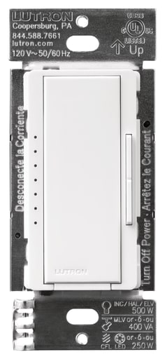 Lutron - Lutron MA-PRO-WH MAESTRO PRO LED DIMME