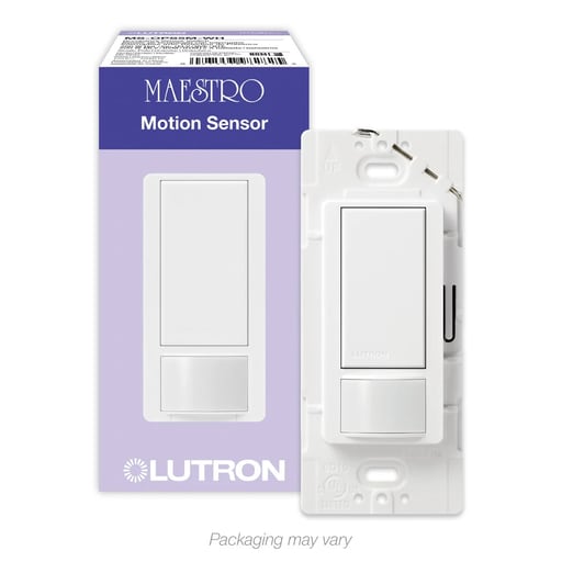 Lutron - Lutron MS-OPS5M-WH Maestro 5 Amp Occupancy Sensor Switch