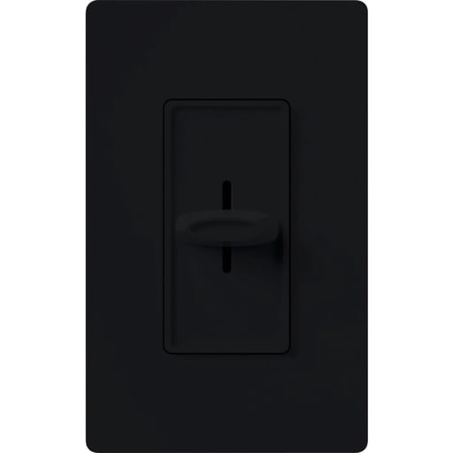 Lutron - Lutron SFS-5E-BL 1-Pole 5 Amp 120 VAC Variable Speed Black Slide to Off Fan Speed Controller