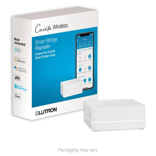 Lutron - Lutron PD-REP-WH Caseta Repeater/Range