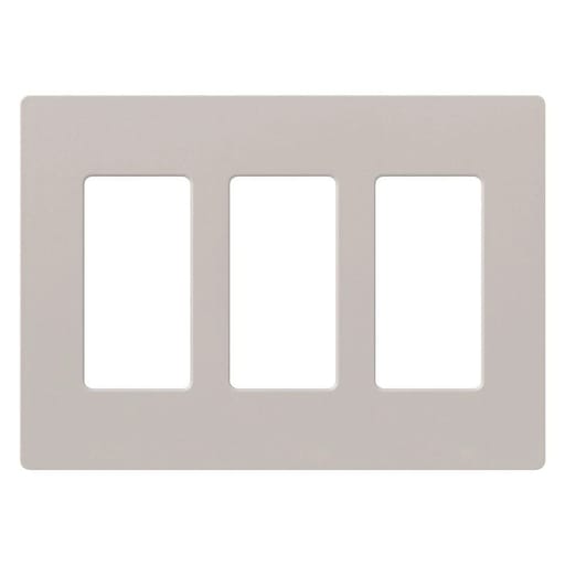 Lutron - Lutron SC-3-TP 3-Gang Taupe Polycarbonate Standard Designer Wallplate