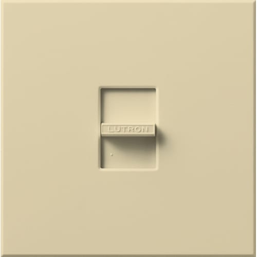 Lutron - Lutron NF-10-277-IV 277 VAC Ivory 1-Pole/3-Wire Fluorescent Slide Dimmer