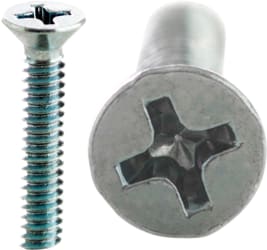 Cully / Mineralac - Cully 50113J 6-32 x 3/4" Machine Screws, Flat Head, Phillips, Zinc