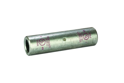 NSi - NSI ASC500T 500 MCM Pink Tinned Aluminum Standard Barrel 2-Conductor Dual Rated Compression Splice