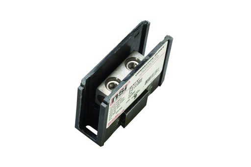 NSi - NSI AS-K1-K1 175 Amp 14 to 2/0 AWG Line/Load Black Aluminum 2-Terminal Splicer/Reducer Power Distribution Block