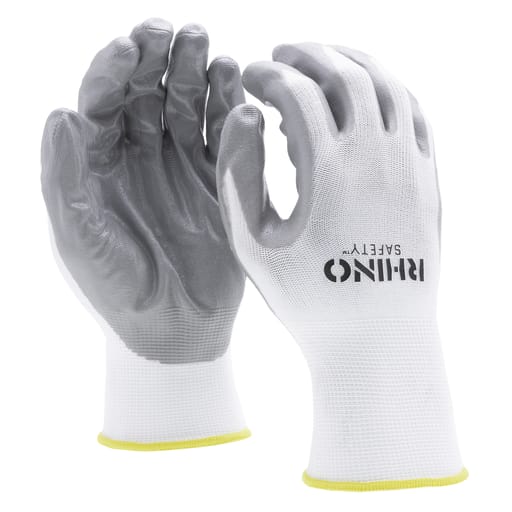 NSi - NSI GLV-100XL 13GA WHT NYL SHL GRY