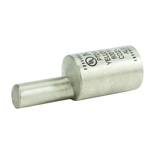 NSi - NSI PTO-600 600 MCM Yellow Tinned Aluminum 1-Conductor Offset Pin Terminal
