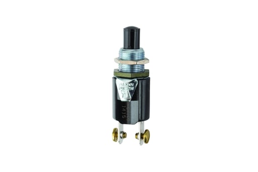 NSi - NSI 76020PS 3/4 Amp at 125 VAC 1/4 Amp at 250 VAC Nylon Off SPST NO Momentary Push Button Switch