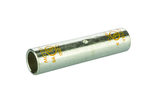 NSi - NSI C-250 250 MCM Yellow Tinned Copper Long Barrel 2-Conductor Compression Splice