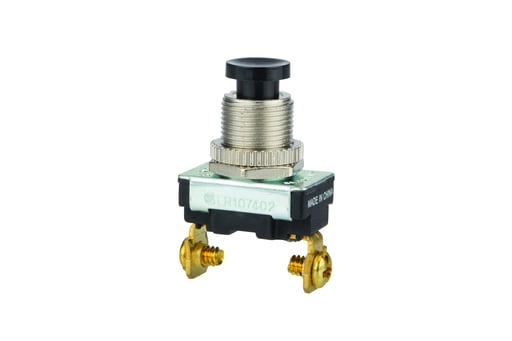 NSi - NSI 76065PS 3 Amp at 125 VAC Plastic Off/On SPST NO Momentary Push Button Switch