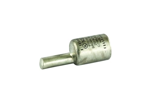NSi - NSI PTO-250 250 MCM Brown Tinned Aluminum 1-Conductor Offset Pin Terminal