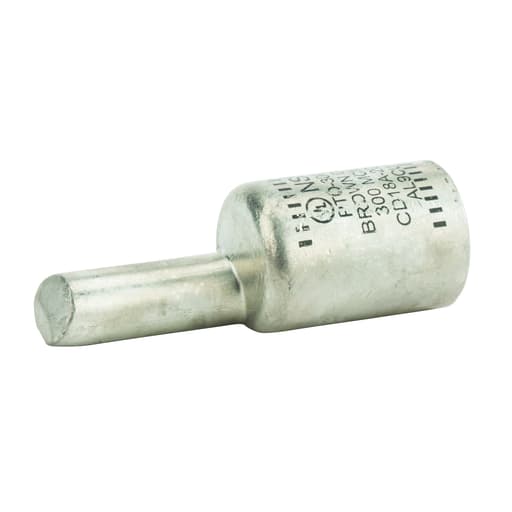 NSi - NSI PTO-300 300 MCM Brown Tinned Aluminum 1-Conductor Offset Pin Terminal