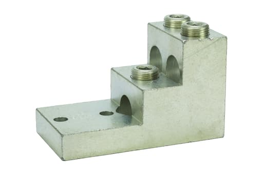 NSi - NSI 600T-3 13/32 Inch 2 AWG to 600 MCM Tinned Aluminum 3-Conductor Stacked Lug