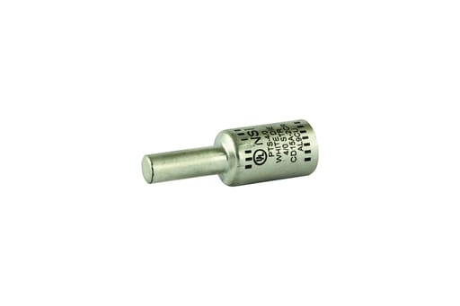 NSi - NSI PTS4/0 4/0 AWG White Tinned Aluminum 1-Conductor Solid Pin Terminal