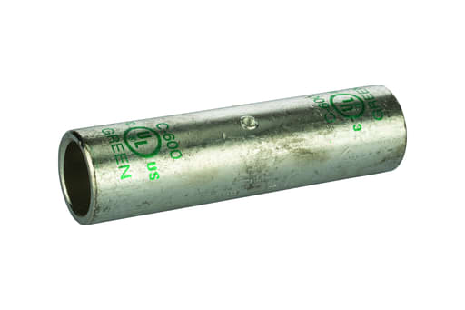 NSi - NSI C-600 600 MCM Green Tinned Copper Long Barrel 2-Conductor Compression Splice