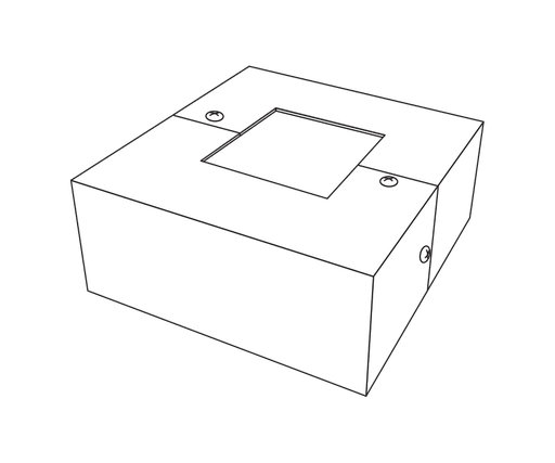 Rab Electric Mfg - RAB BC4 BASE COVER 4" SQUARE STEEL