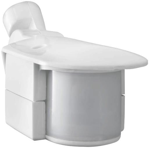 Rab Electric Mfg - RAB SMS500W White Mini Sensor, 180 Degree Width, 30 Foot Range