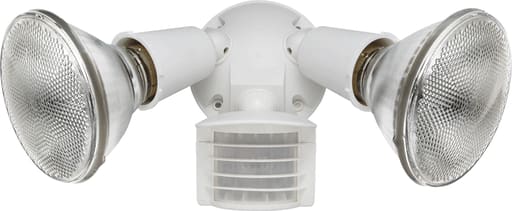 Rab Electric Mfg - RAB LU300W 300W Outdoor Wet Location Motion Sensor Floodlight, 120V, 110± View, White