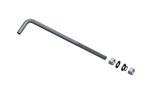 Rab Electric Mfg - RAB BOLT4/7 Anch-blt kit 3/4 x 30 4