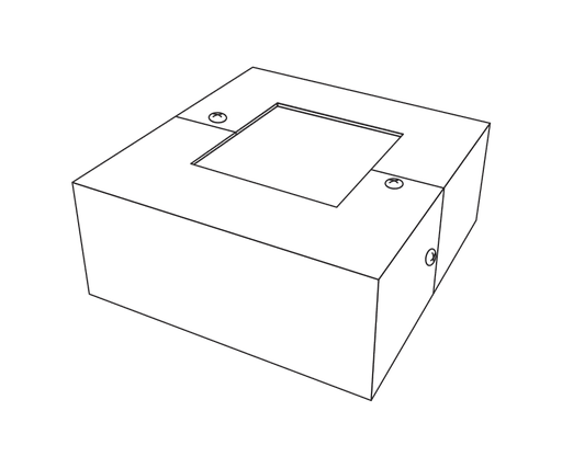 Rab Electric Mfg - RAB BC5 BASE COVER 5" SQUARE STEEL