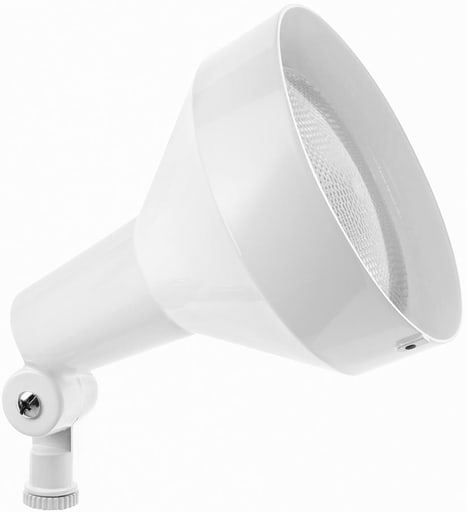 Rab Electric Mfg - RAB H101W 150 W 5-5/8 x 7 Inch White Die-Cast Aluminum Incandescent Floodlight Fixture