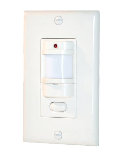 Rab Electric Mfg - RAB LOS800W/120 120 Volt 800 W 180 Degrees 4 x 1-5/16 Inch White Occupancy Sensor