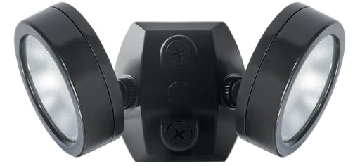 Rab Electric Mfg - Rab Lighting LES2X13 - 2 X 13W LED Bullet Floodlights 5000K - 2,716 Lumens 84 CRI 120V - Bronze
