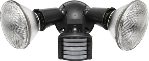 Rab Electric Mfg - RAB LU300 300W Outdoor Wet Location Motion Sensor Floodlight, 120V, 110± View, Bronze