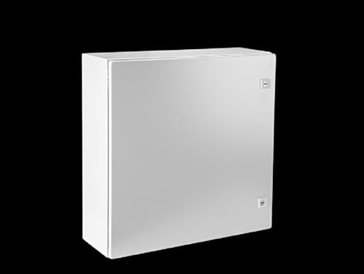 Rittal Corp. - Rittal WM242408NC 24" x 24" x 8.3" Carbon Steel Wallmounted Enclosure, NEMA-4, Light Gray